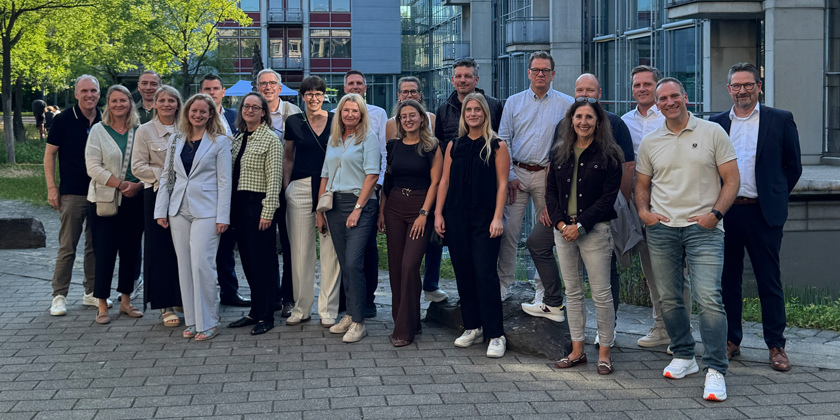 Der Personalleiterkreis des AGV – Arbeitgeberverband der Deutschen Immobilienwirtschaft e. V. am EBZ in Bochum. Bildquelle: EBZ.