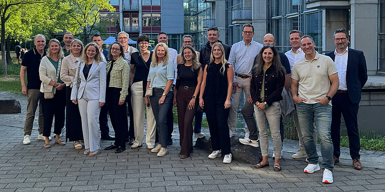 Der Personalleiterkreis des AGV – Arbeitgeberverband der Deutschen Immobilienwirtschaft e. V. am EBZ in Bochum. Bildquelle: EBZ.