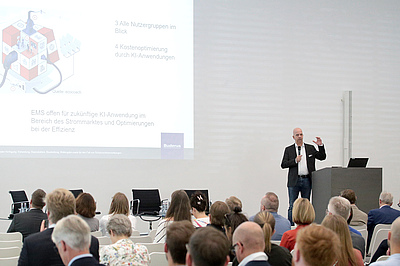 Thomas Scherbarth sprach über die Energiewende in der Praxis.