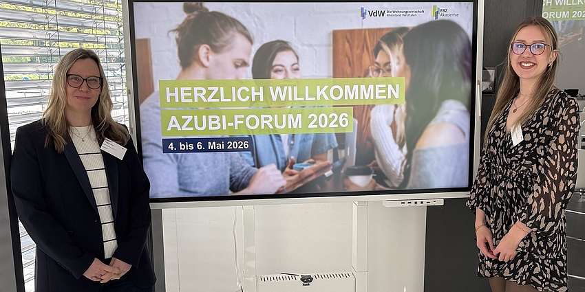 Drei intensive Tage für rund 50 Auszubildende aus der Wohnungs- und Immobilienwirtschaft beim Azubi-Forum 2026. 